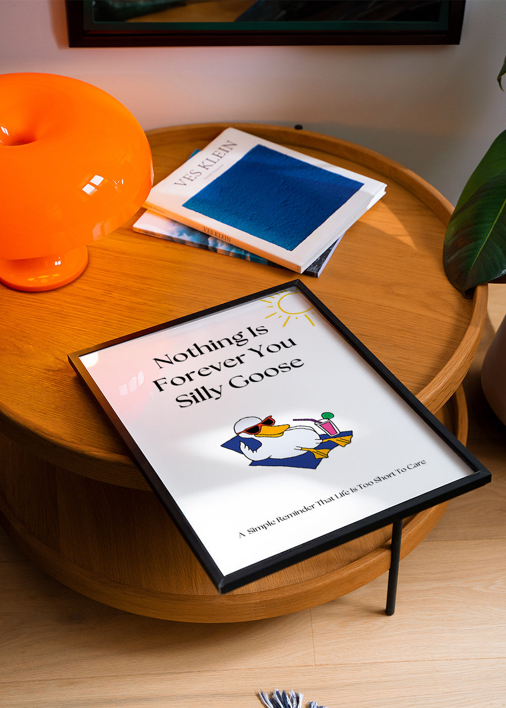 Cuadro ganso ilustrado con frase divertida – Product2