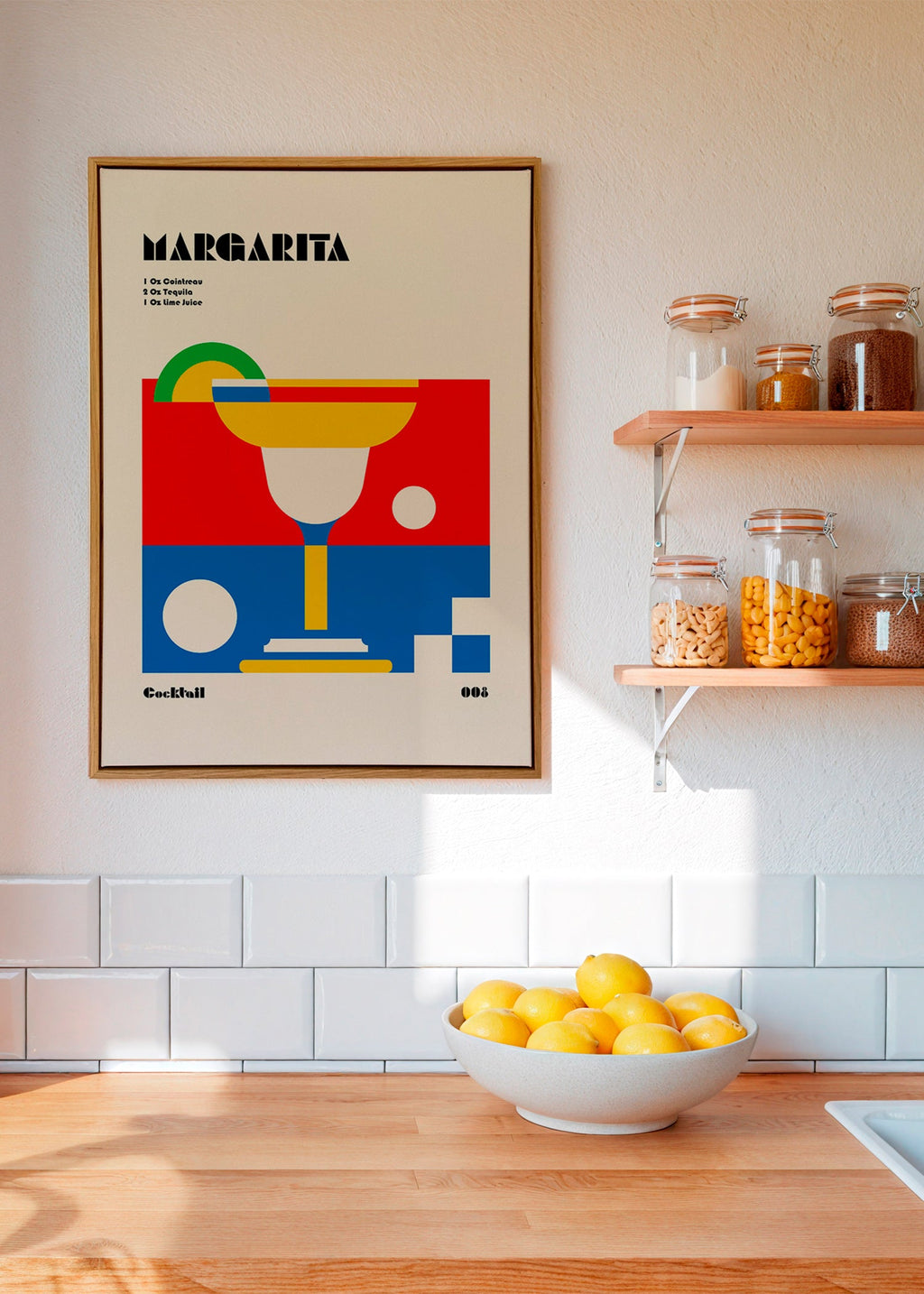 Cuadro de cocina Margarita estilo Bauhaus – Canvas2