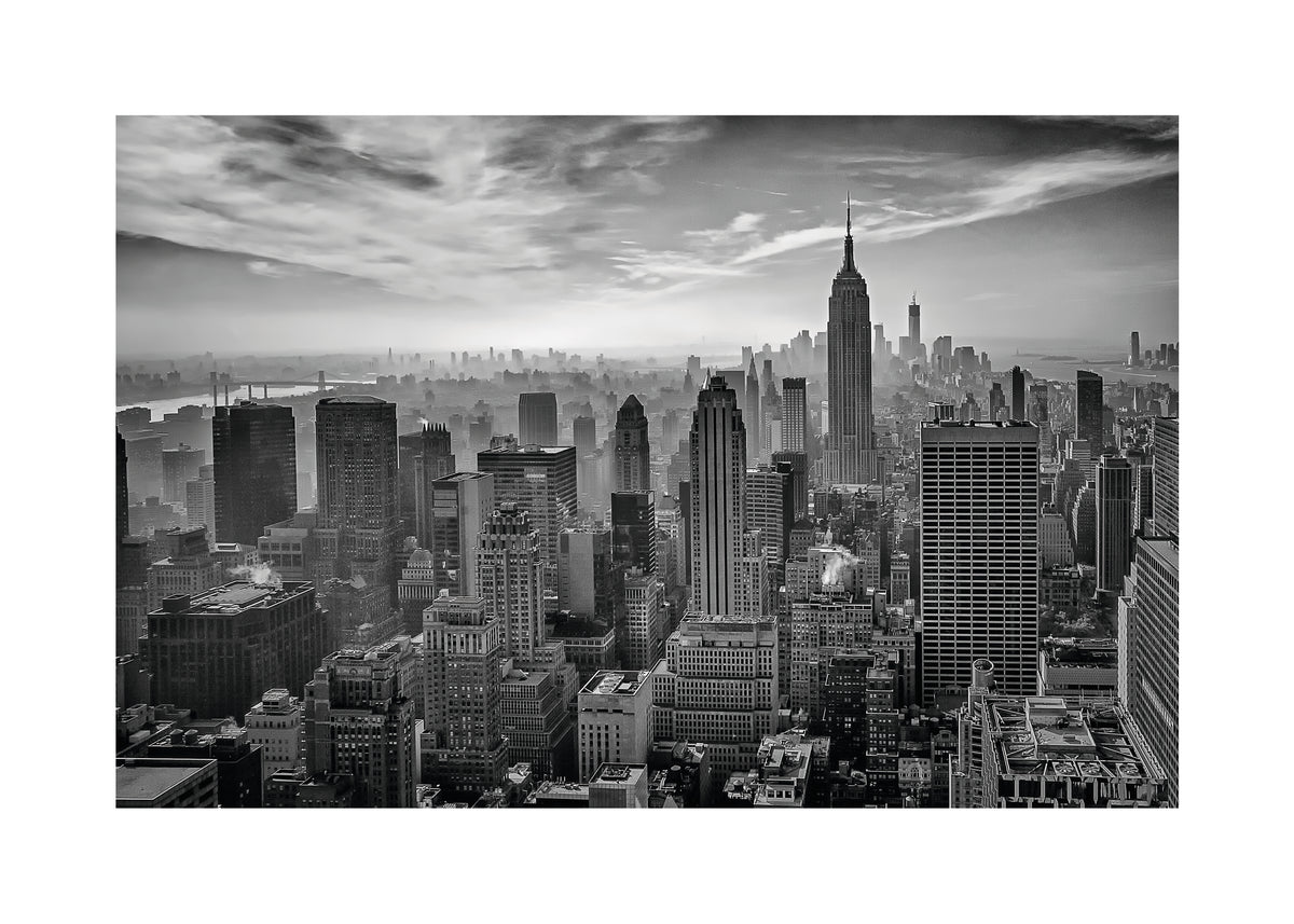 Hazy Gotham - Unframed art print