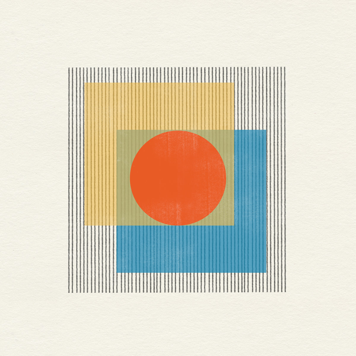 Geometric Harmony - Unframed art print