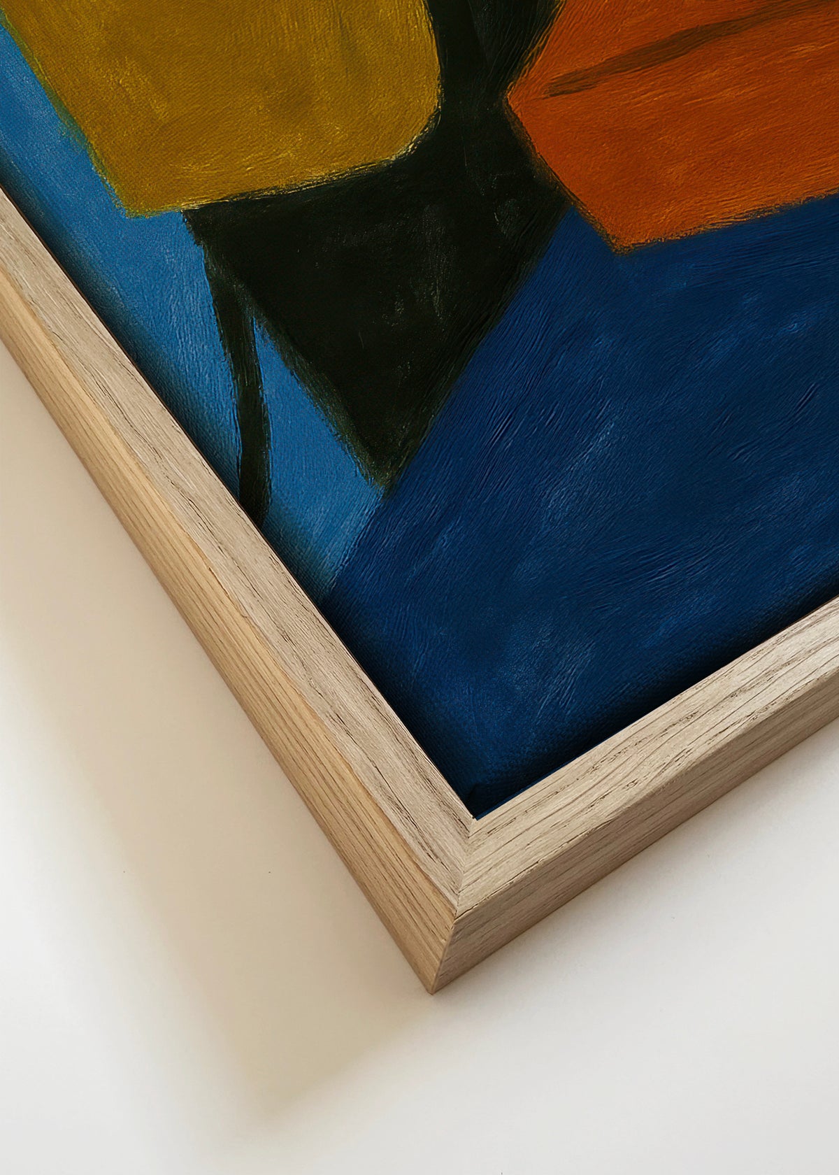Midnight Vinyl - Framed canvas detail