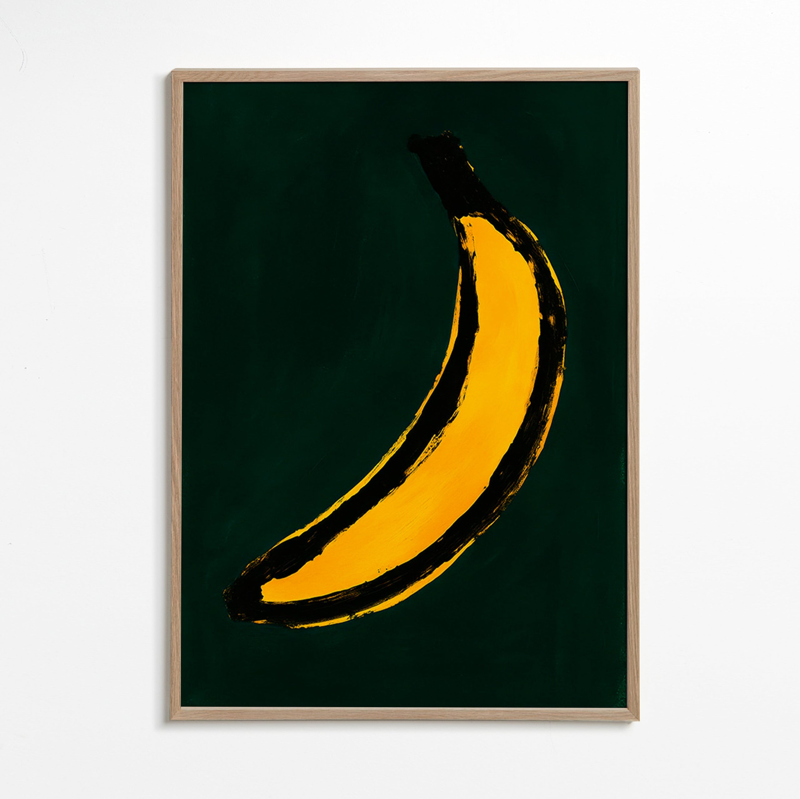 Cuadro de cocina con banana pop – Oak Frame