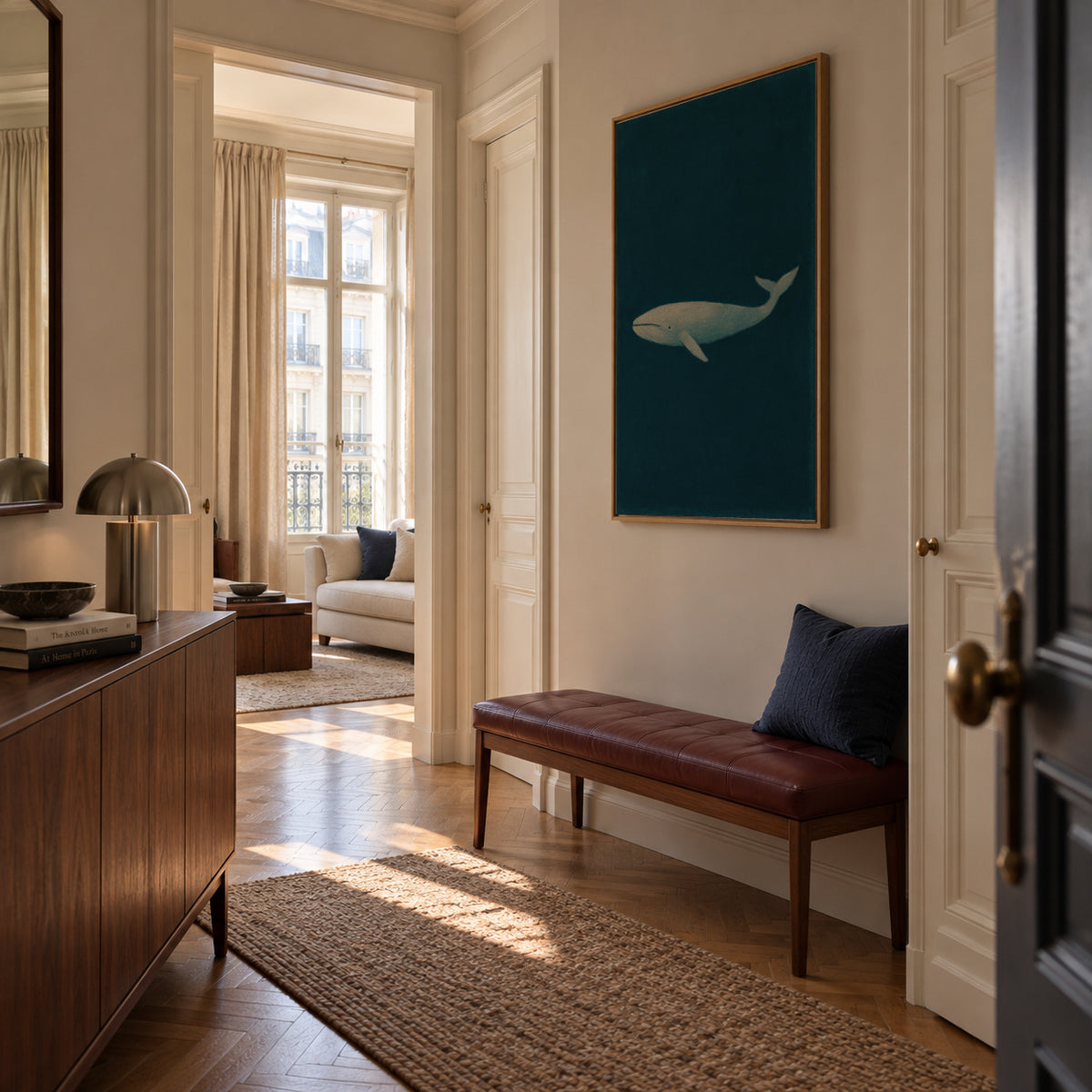 Deep Sea Titan - Framed canvas in an interior