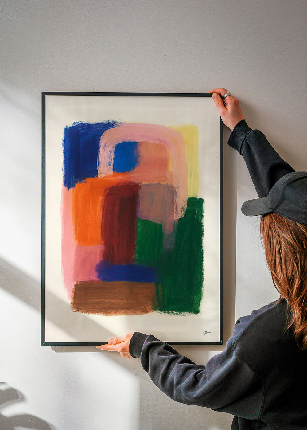 Cuadro abstracto con trazos coloridos – Product3