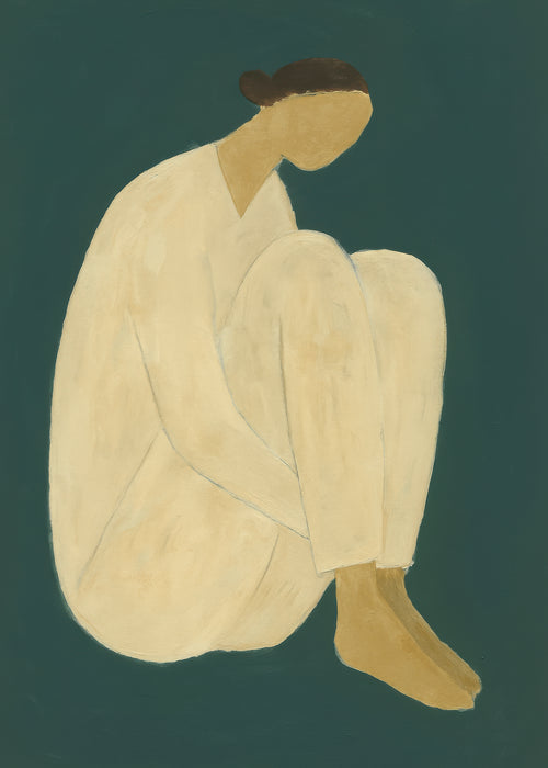 Golden Contemplation - Unframed art print