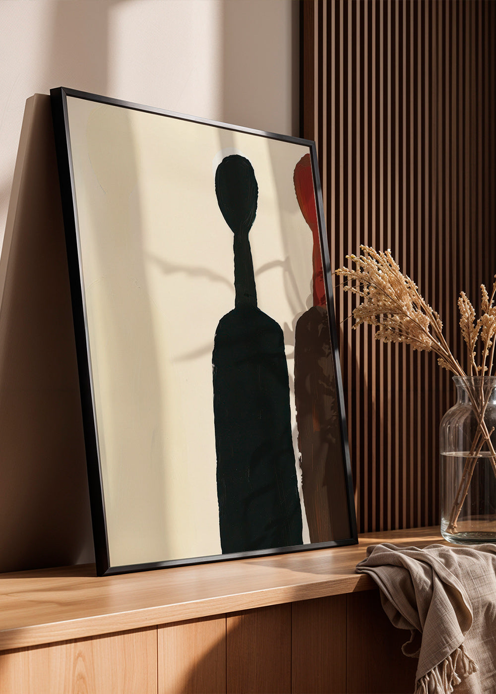 Cuadro abstracto de siluetas alargadas – Product3