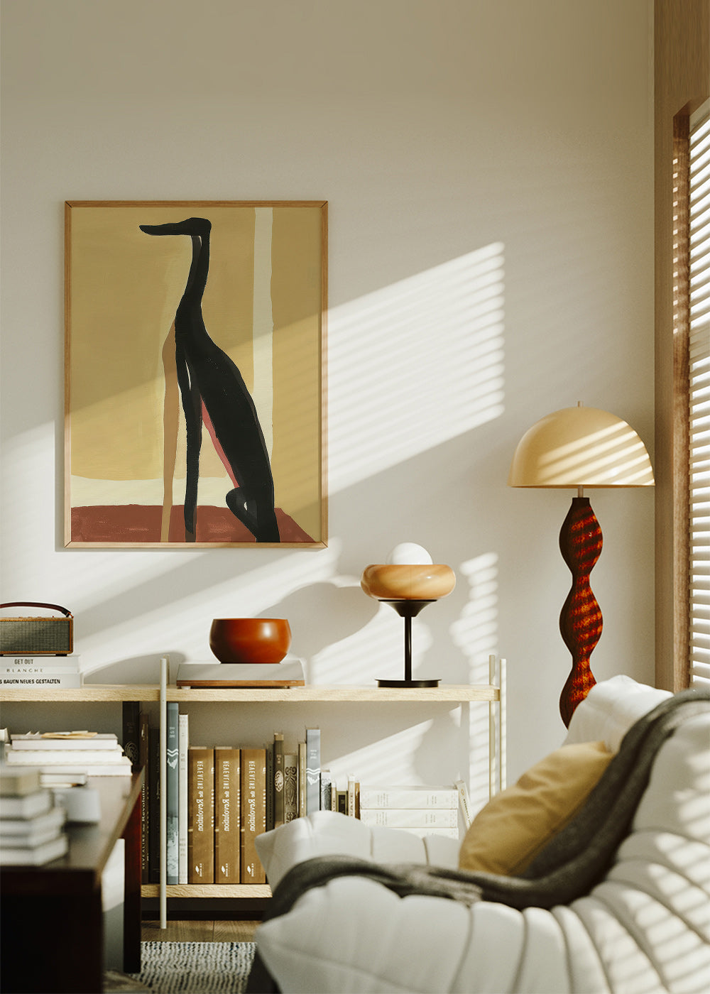 Cuadro galgo en perfil minimalista – Product3