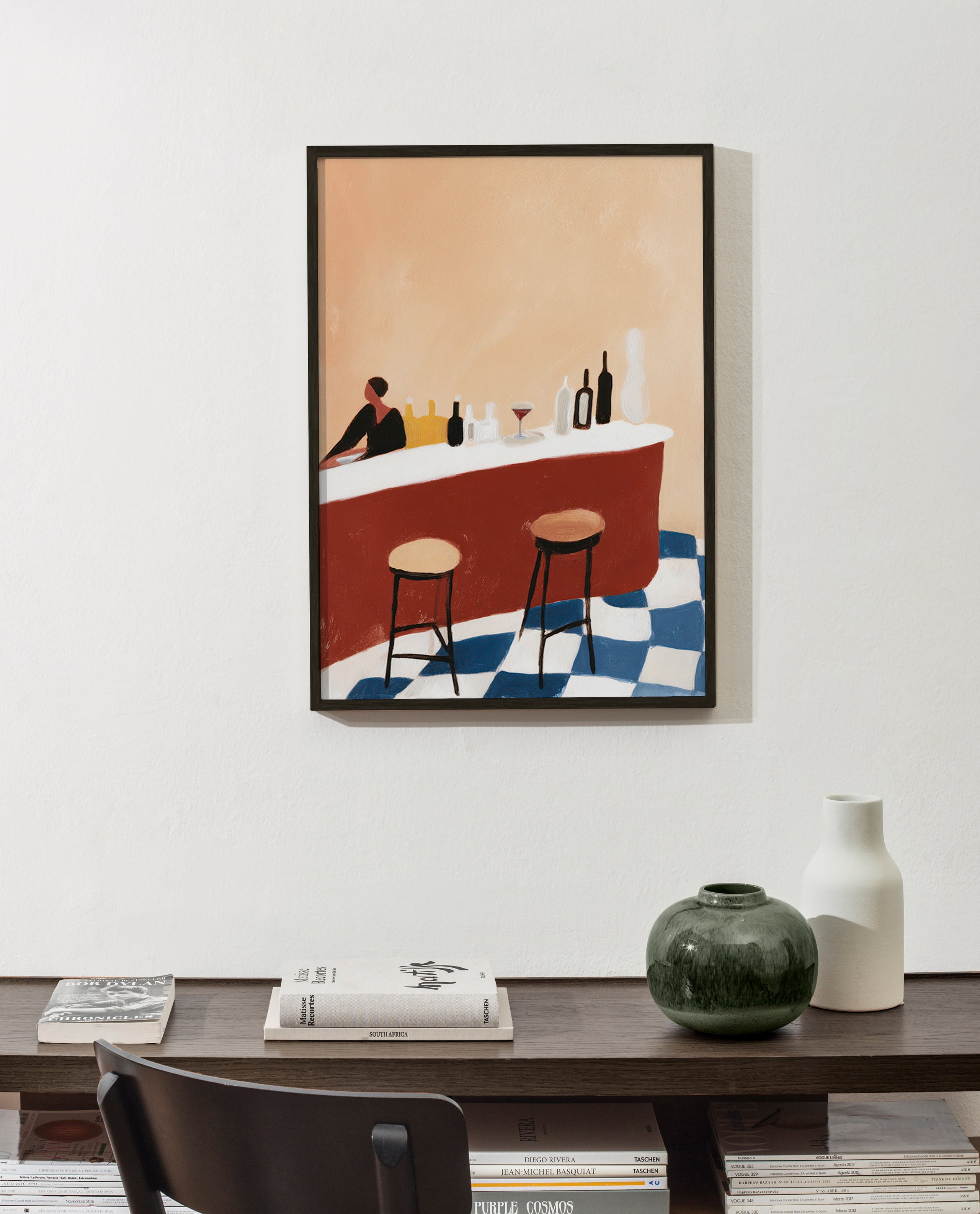 Cuadro de cocina con barra y copas – Product3