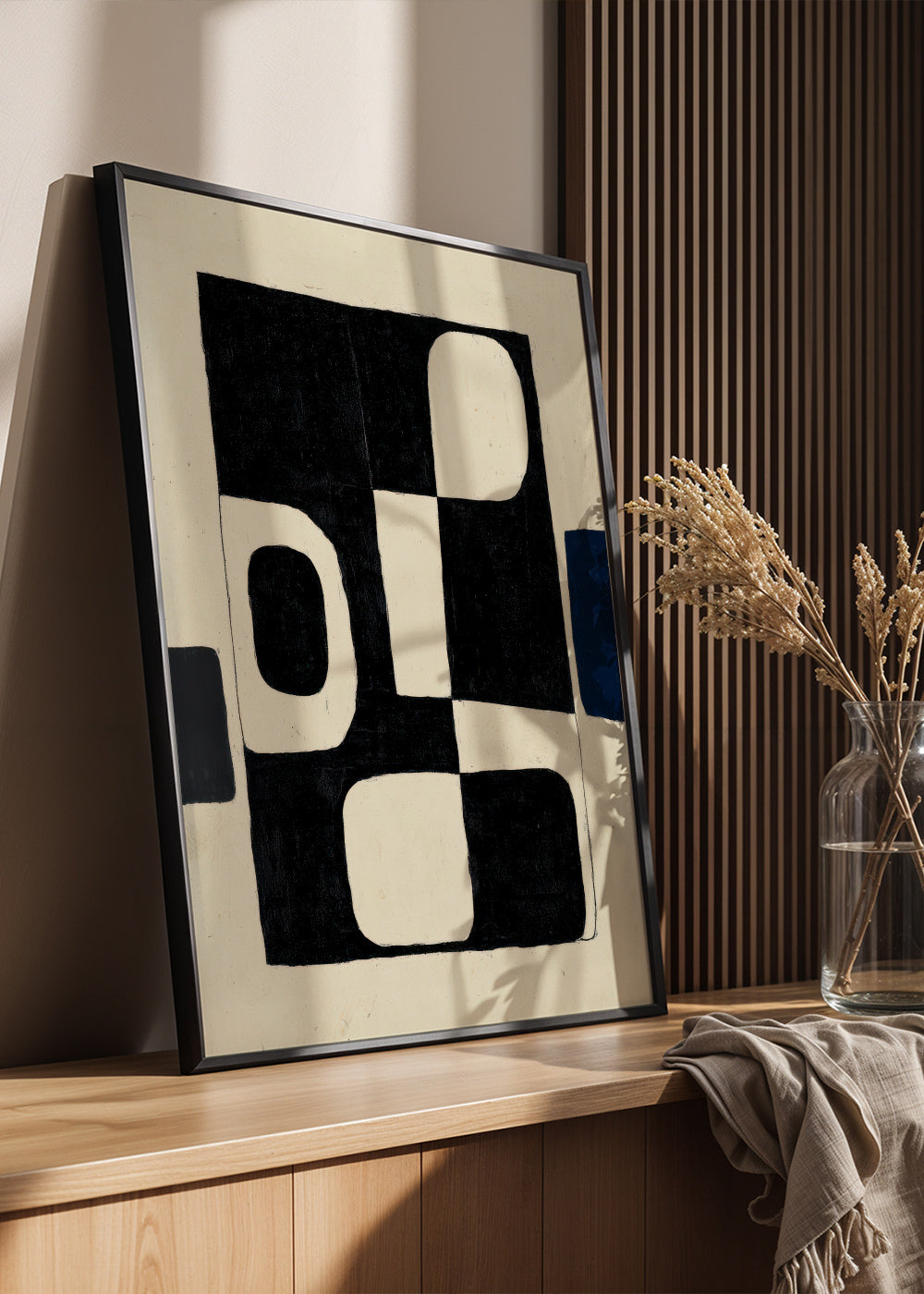 Quadrant Composition - Framed poster in an interior