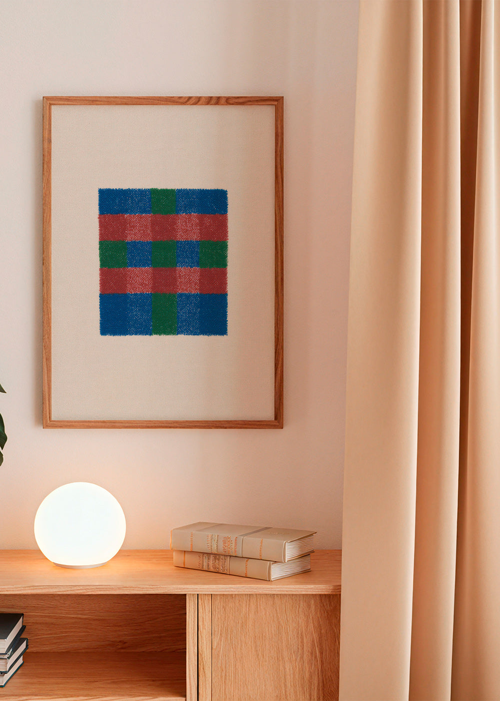 Cuadro geométrico de cuadros a mano – Product3