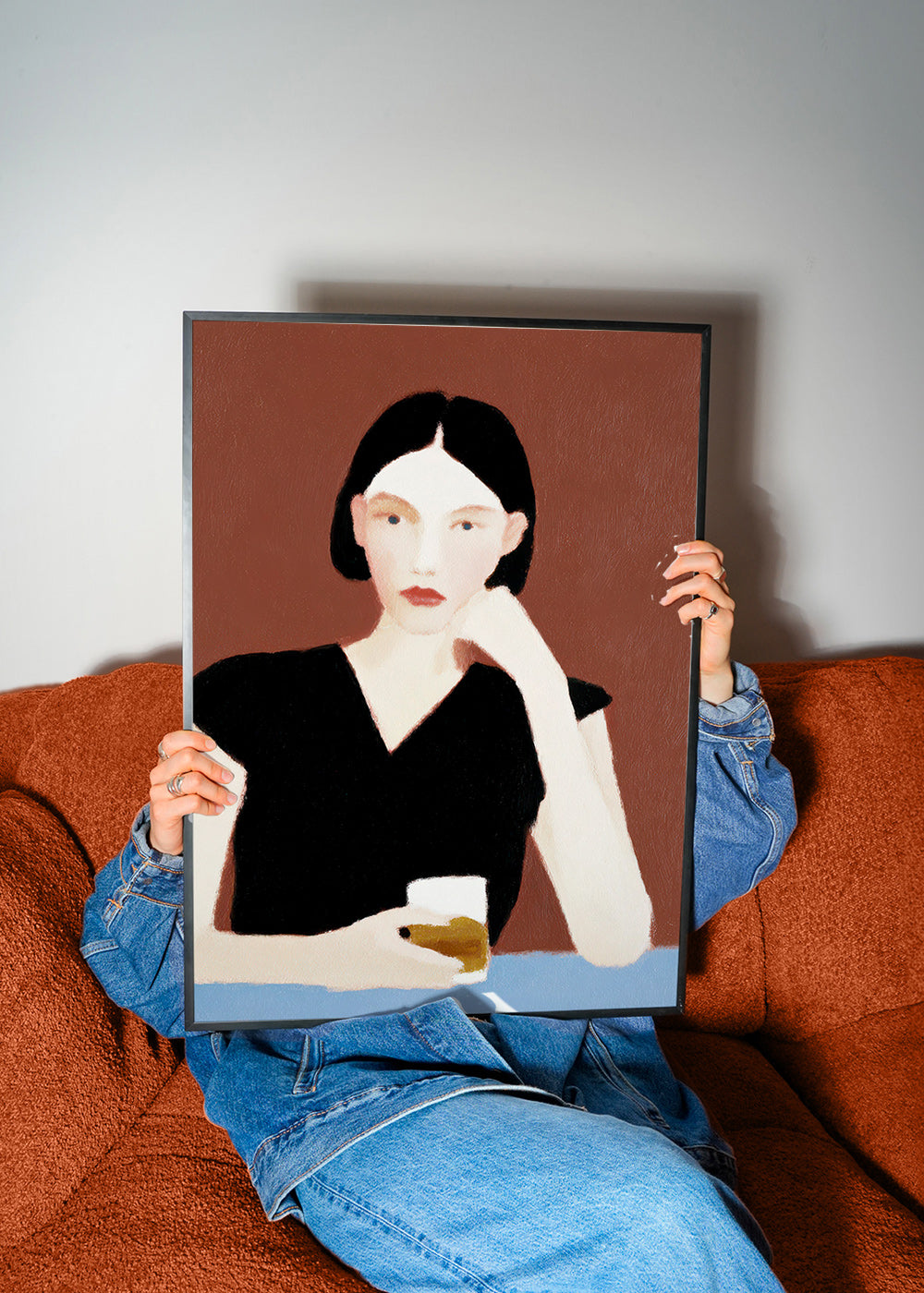 Cuadro de cocina con retrato y copa – Product3