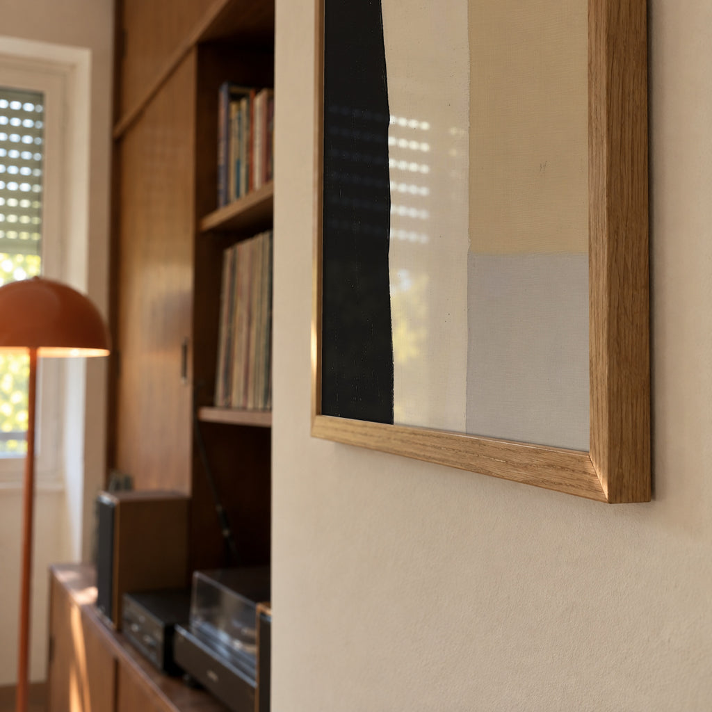 Monochrome Silence - Framed poster detail