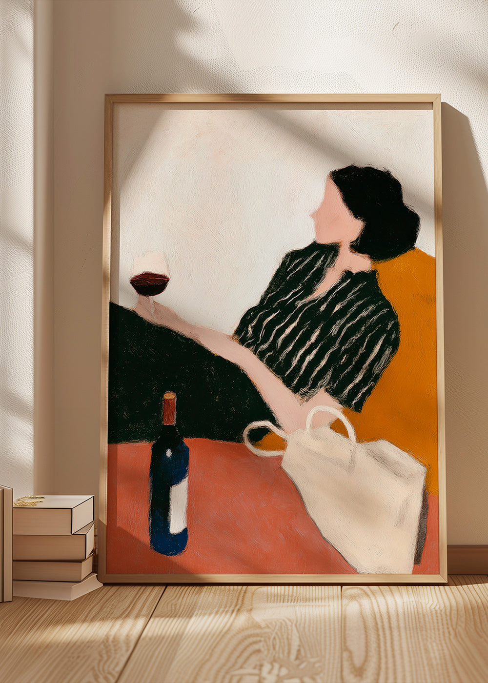 Cuadro de cocina con mujer y copa – Product3