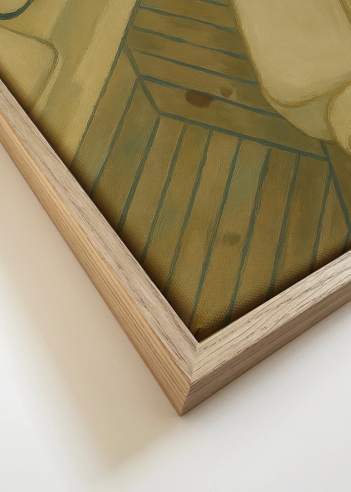 Captain's View - Framed canvas detail