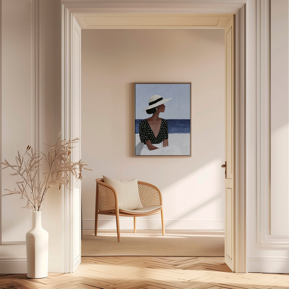 Ilustración de figura femenina con sombrero – Canvas1