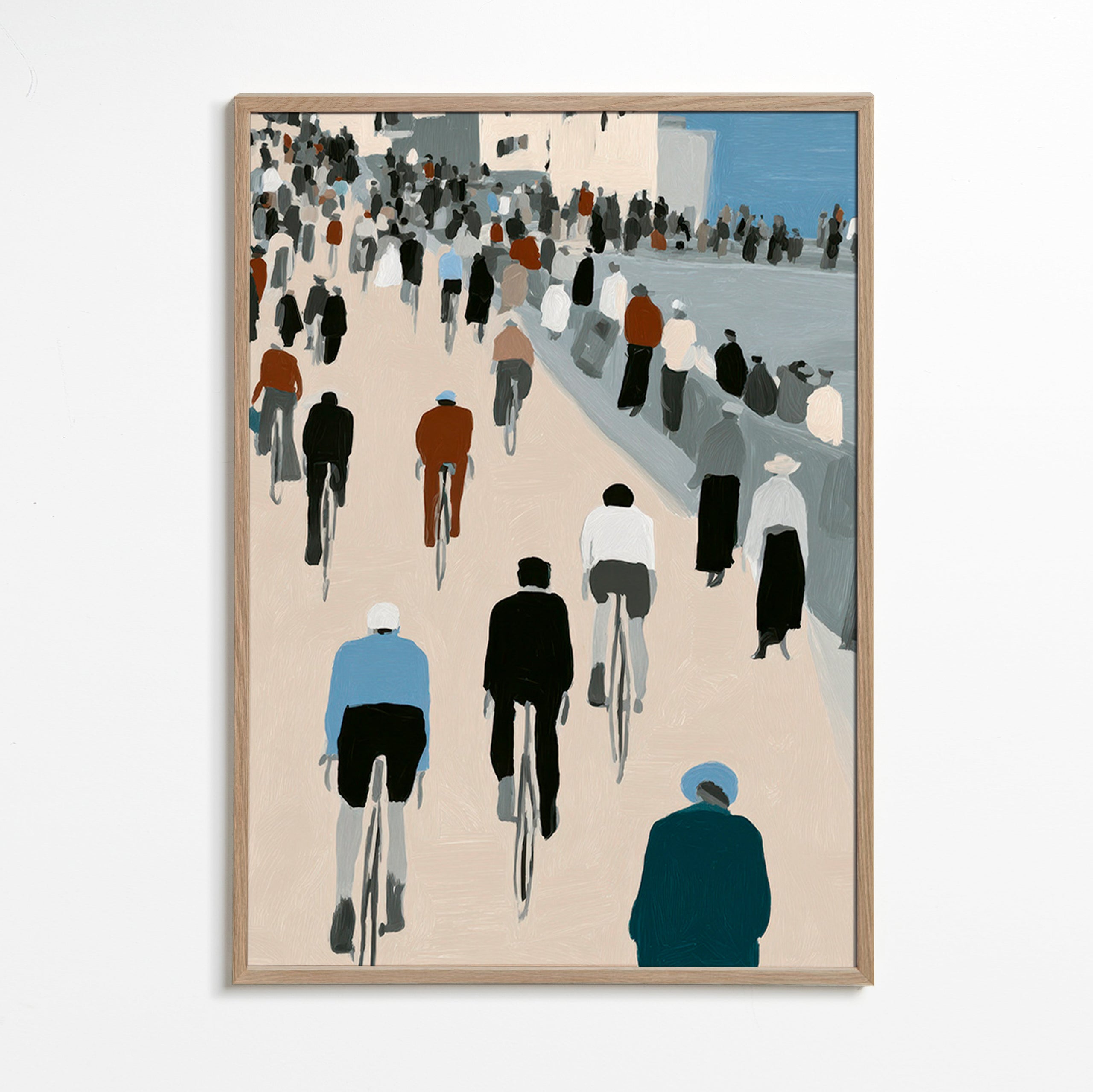 Cuadro deportivo Paseo de ciclistas – Oak Frame