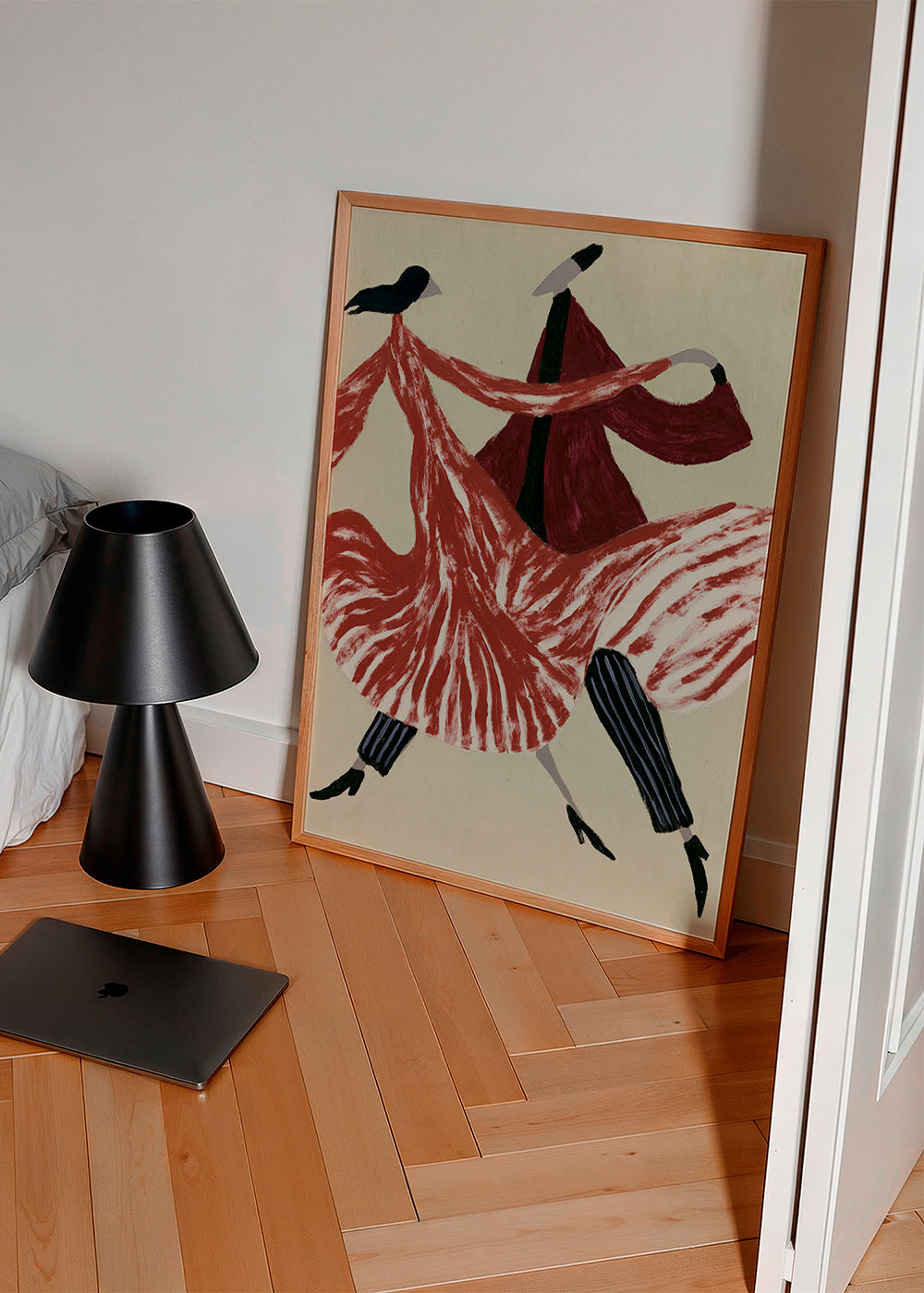 Cuadro abstracto de bailarinas en movimiento – Product2