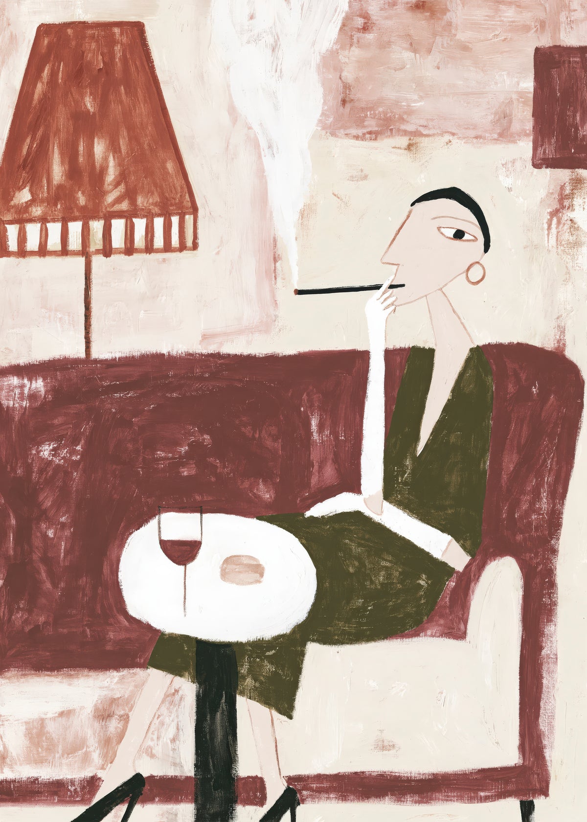 Quiet Conversation - Unframed art print