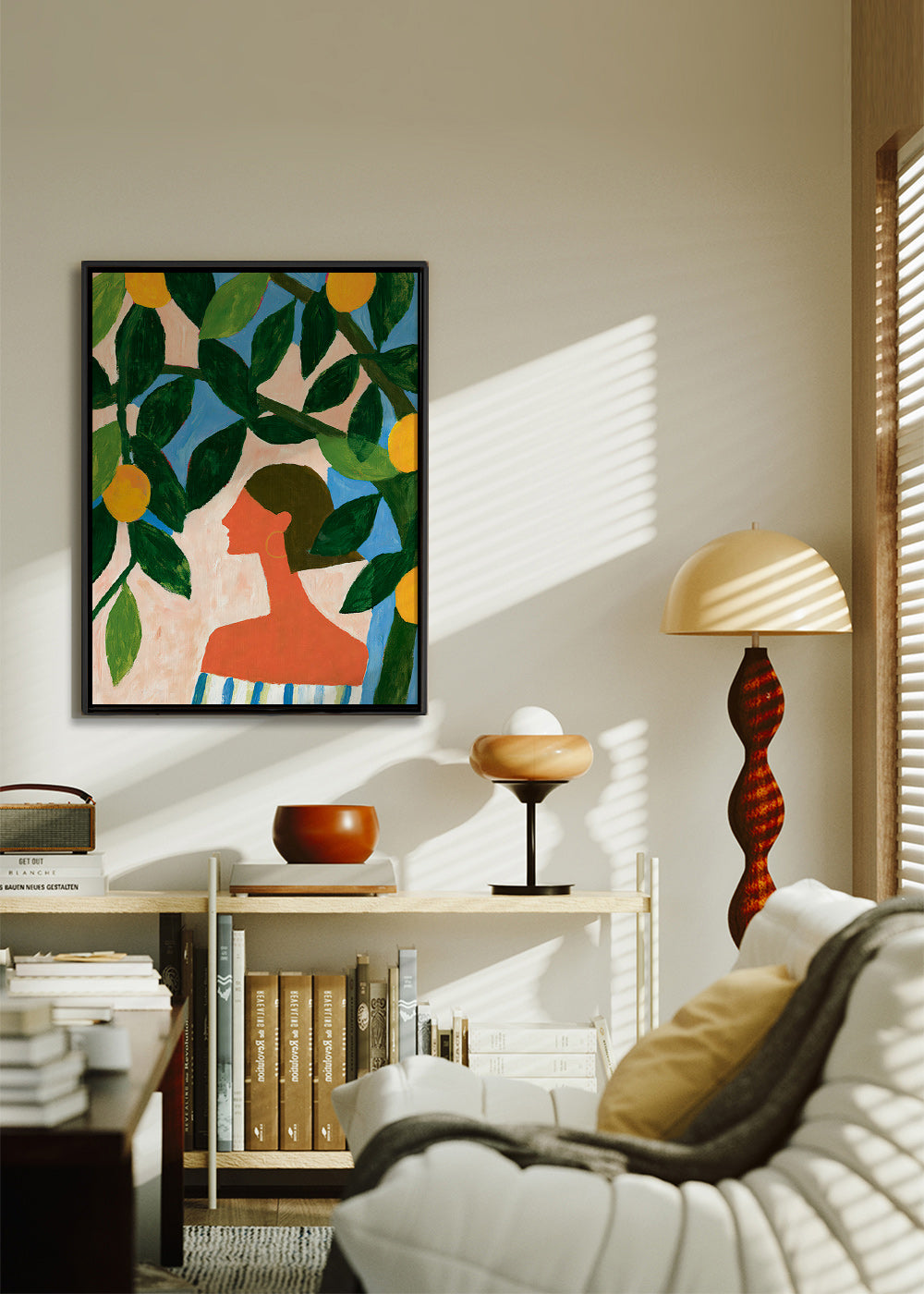 Lámina botánica: perfil entre limoneros – Canvas1