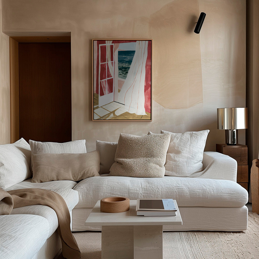 Cuadro de paisaje ventana al mar – Canvas1