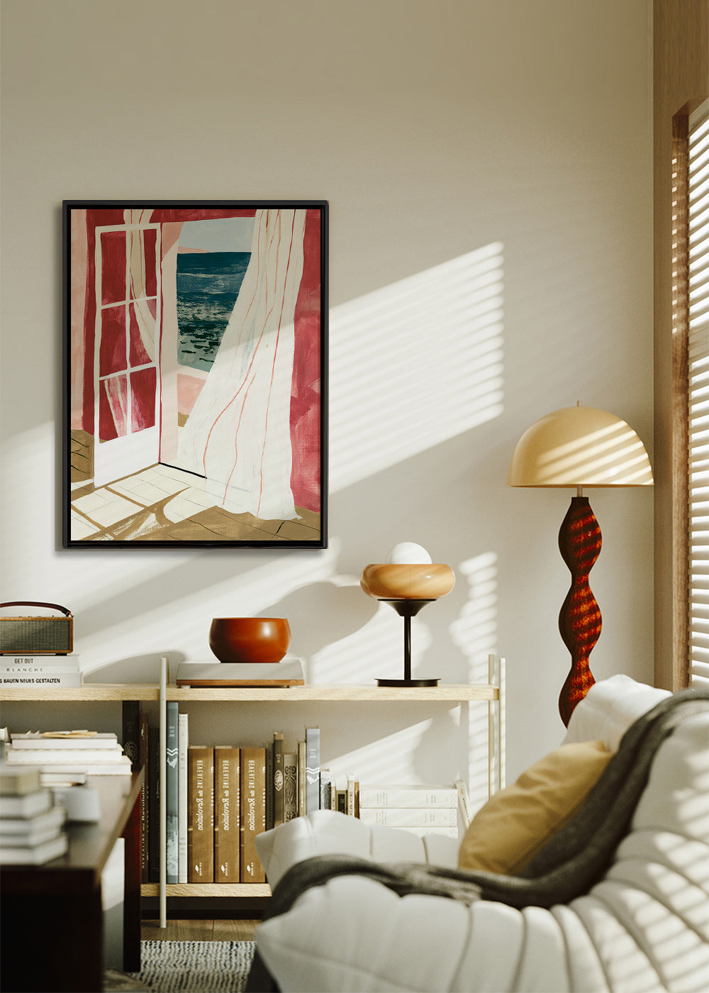 Cuadro de paisaje ventana al mar – Canvas2