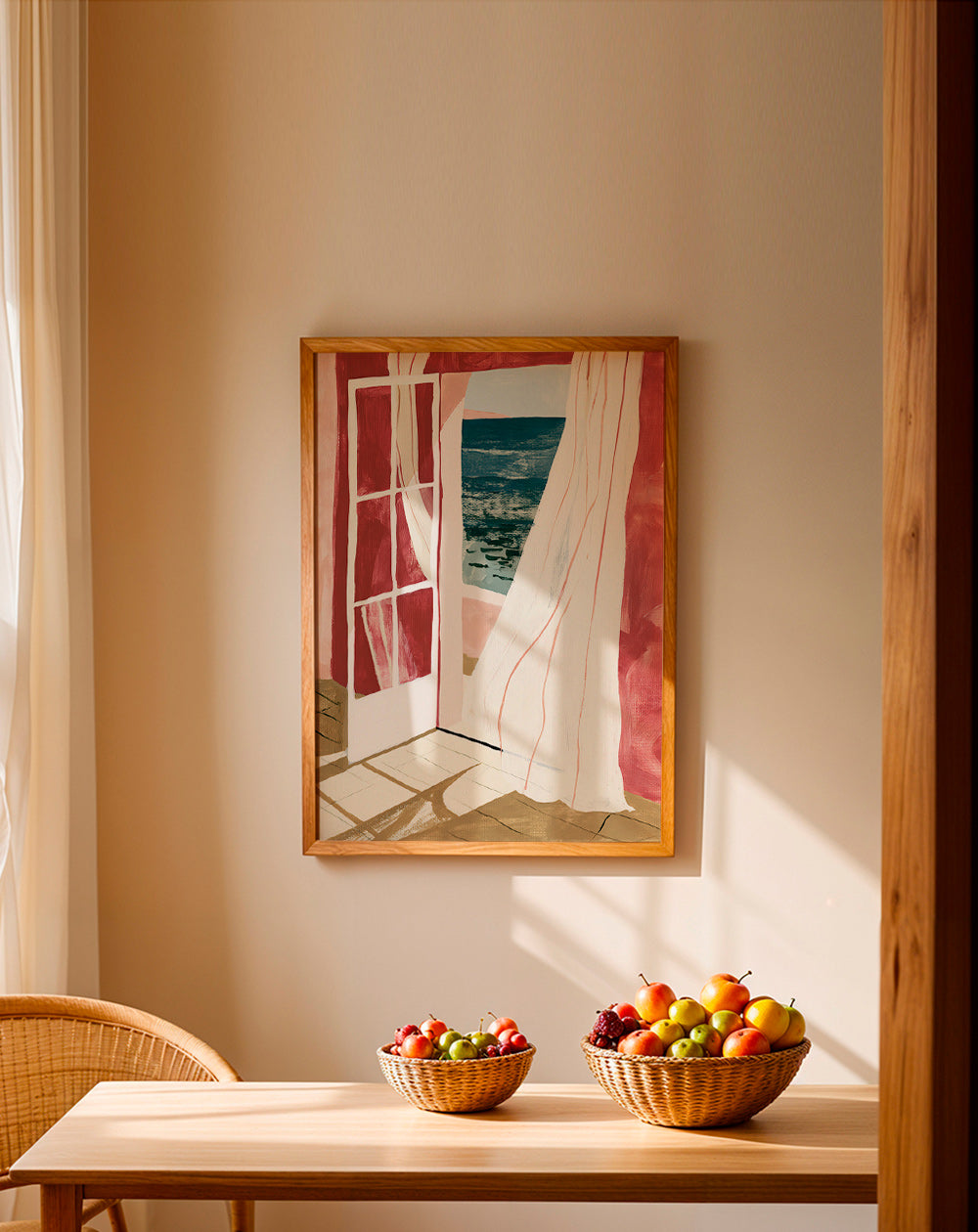 Cuadro de paisaje ventana al mar – Product3