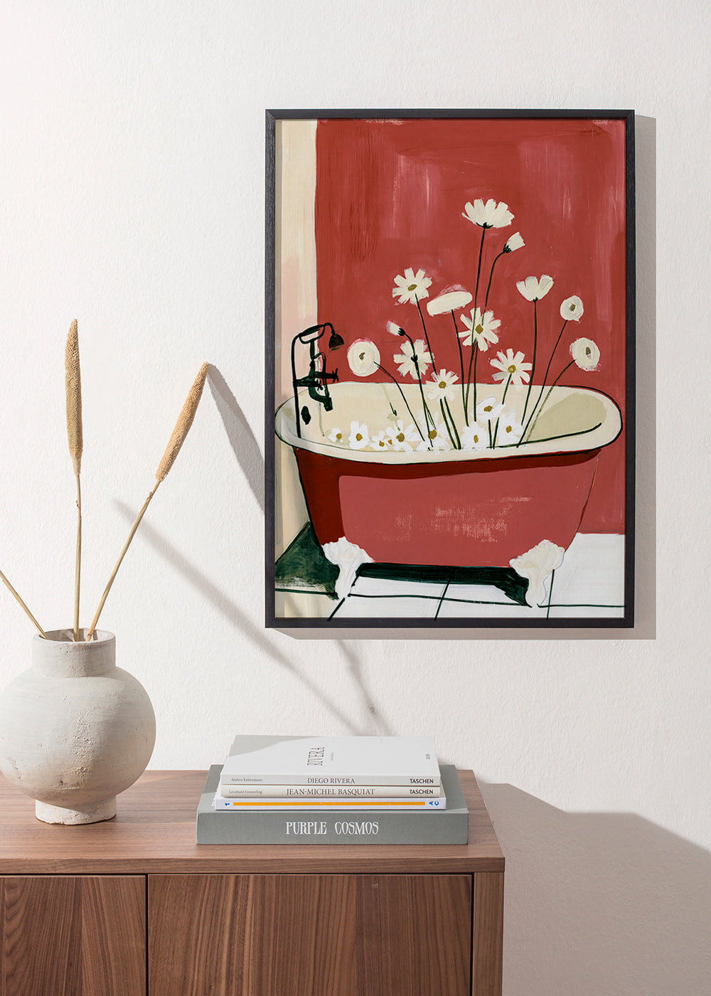 Lámina botánica con flores en bañera – Product3