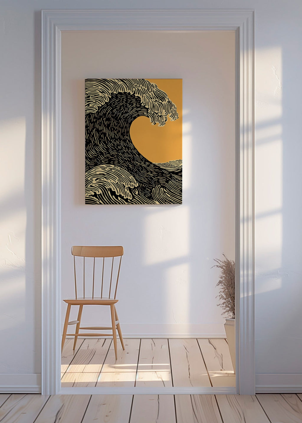 Ilustración de ola gráfica – Canvas