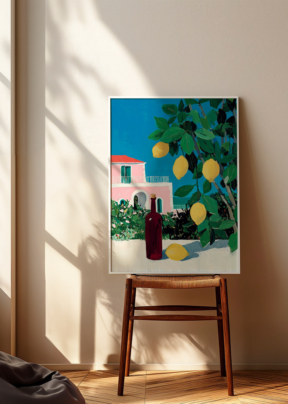 Cuadro de cocina con limones y botella – Product3
