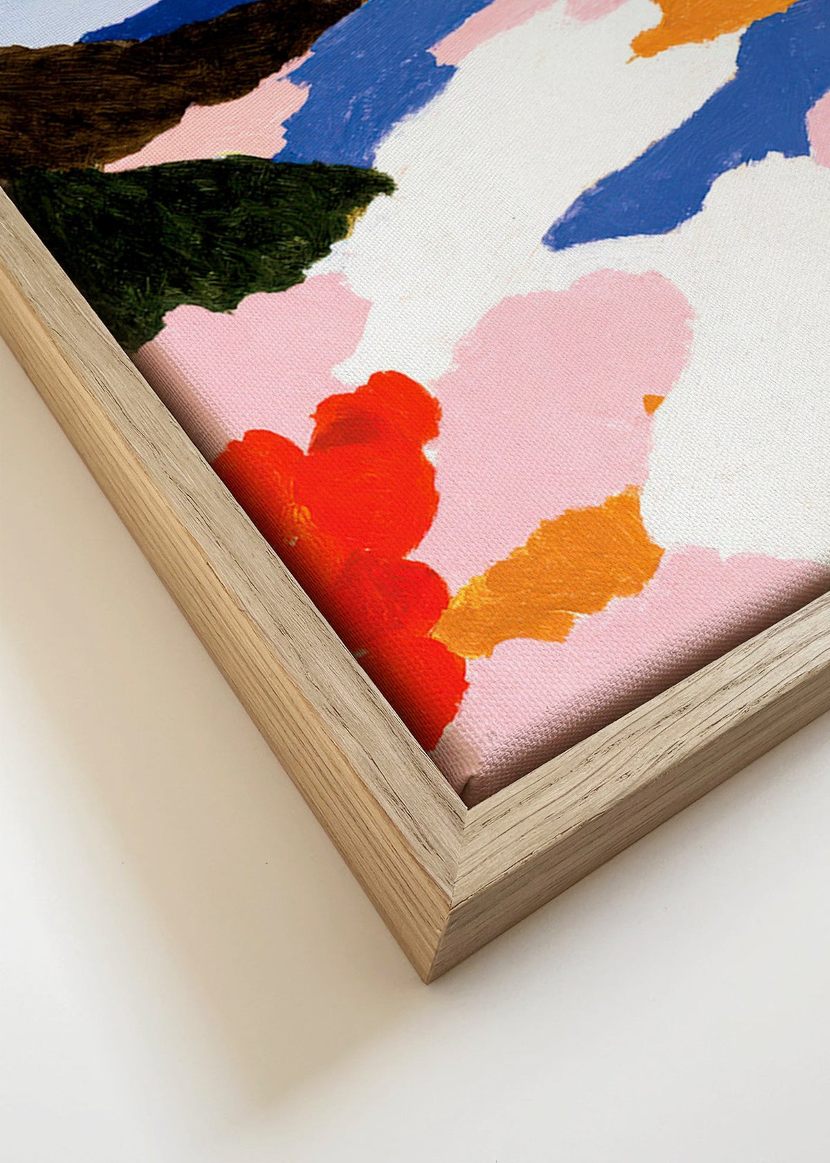 Lámina botánica: bahía en flor – Canvas detail