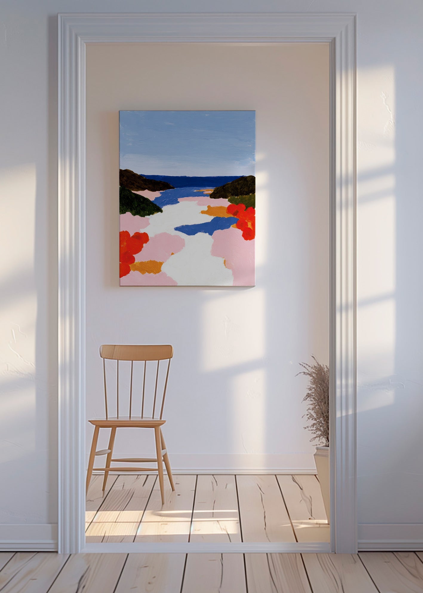 Lámina botánica: bahía en flor – Canvas