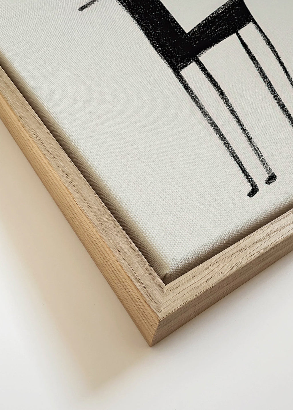 Cuadro criatura minimal – Canvas detail