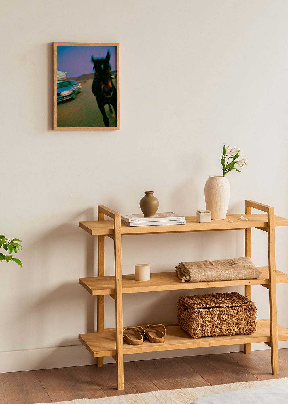 Cuadro caballo en movimiento nocturno – Product1