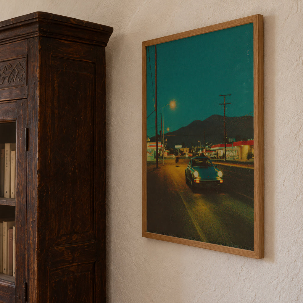 Desert Highway - Framed poster detail