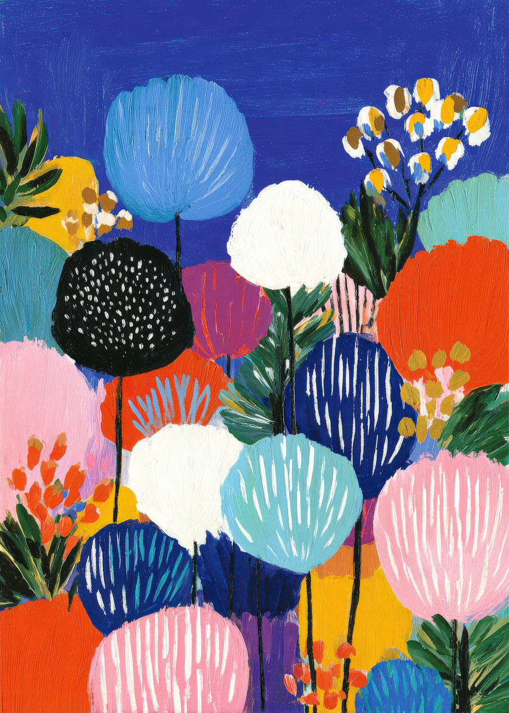 Midnight Garden - Unframed art print