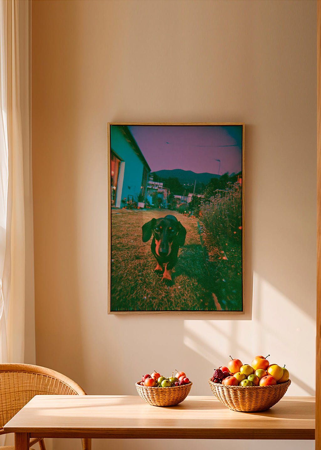 Cuadro perro al atardecer – Canvas1