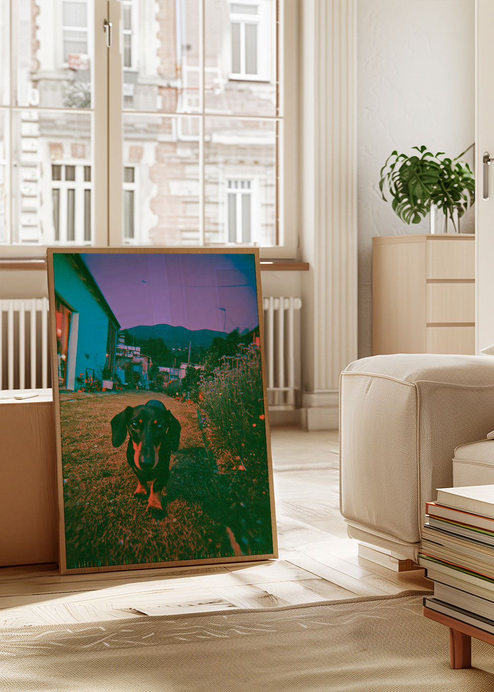 Cuadro perro al atardecer – Product3