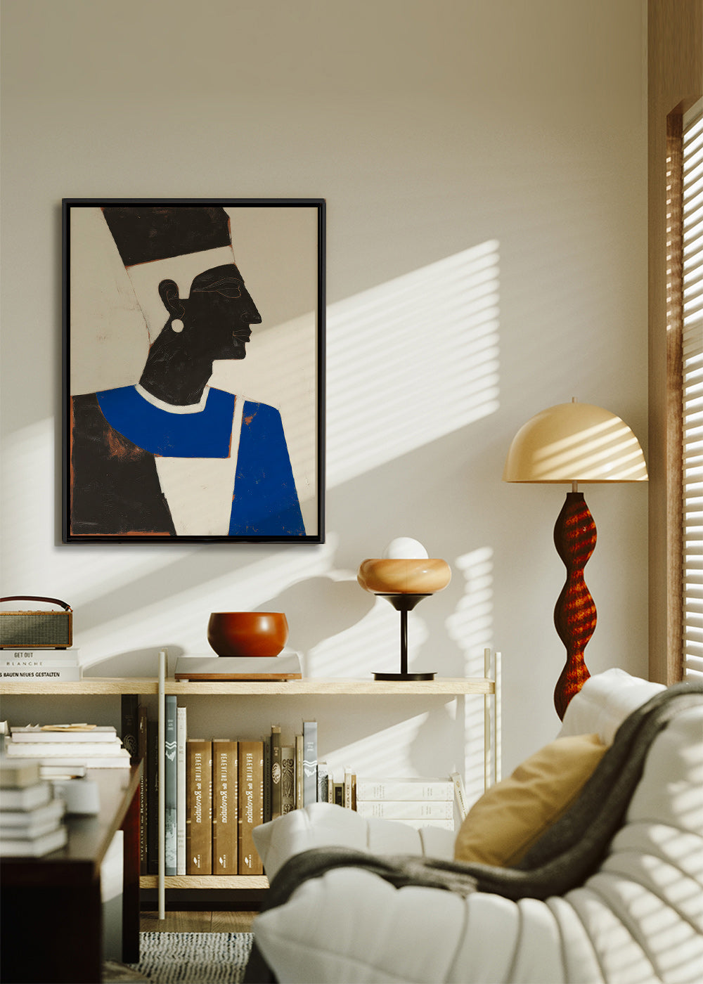 Ilustración de perfil egipcio – Canvas1