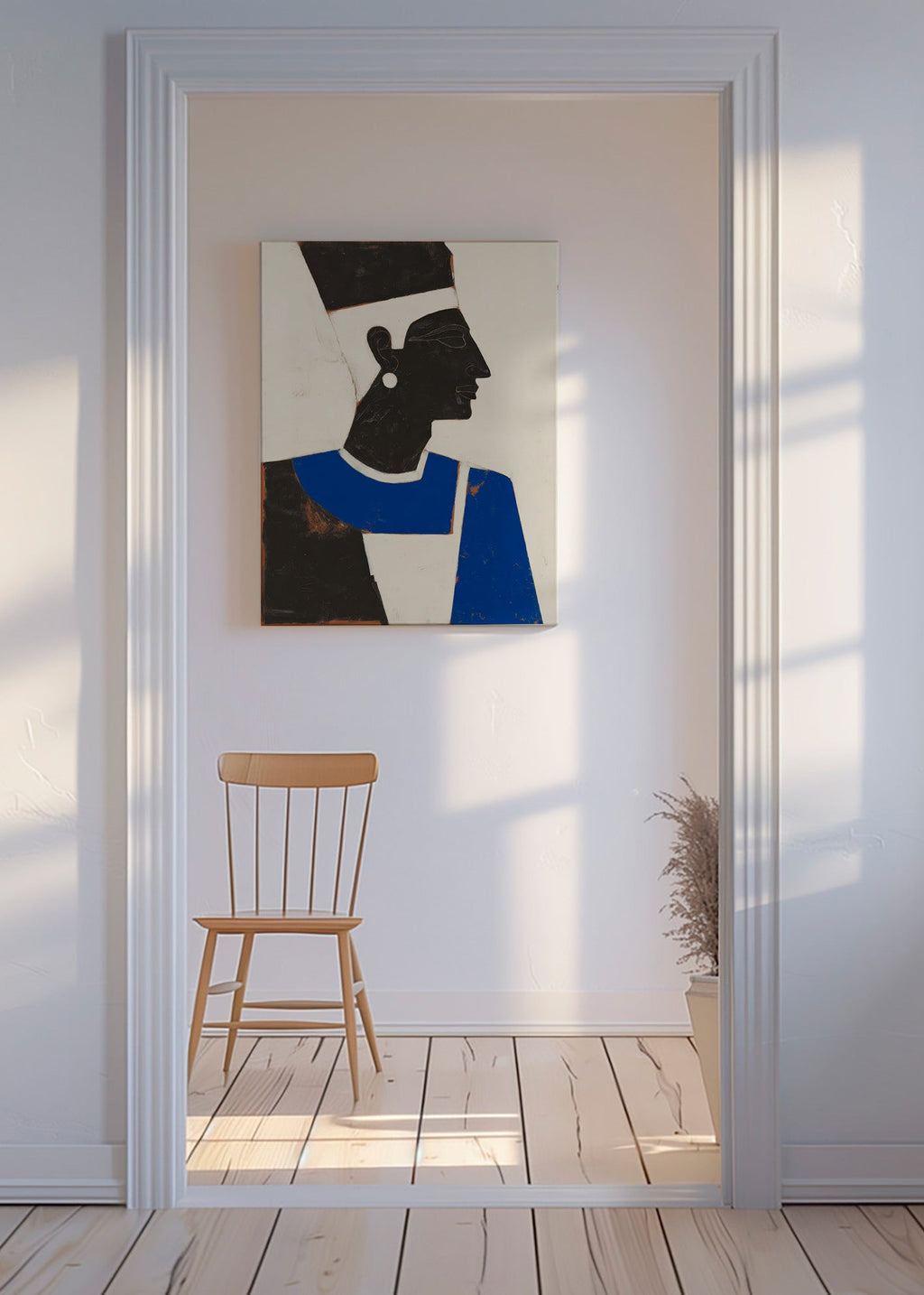 Ilustración de perfil egipcio – Canvas