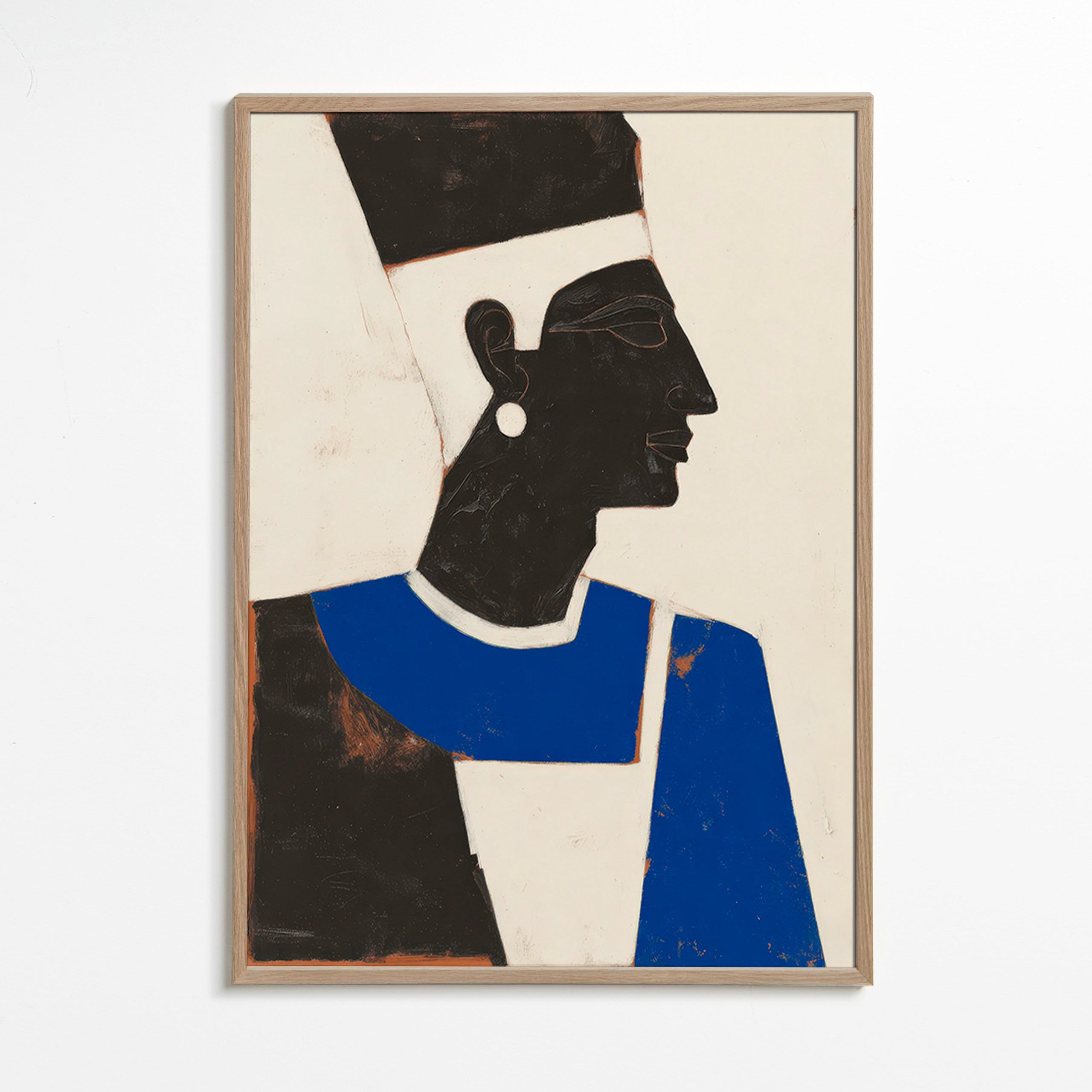 Ilustración de perfil egipcio – Oak Frame
