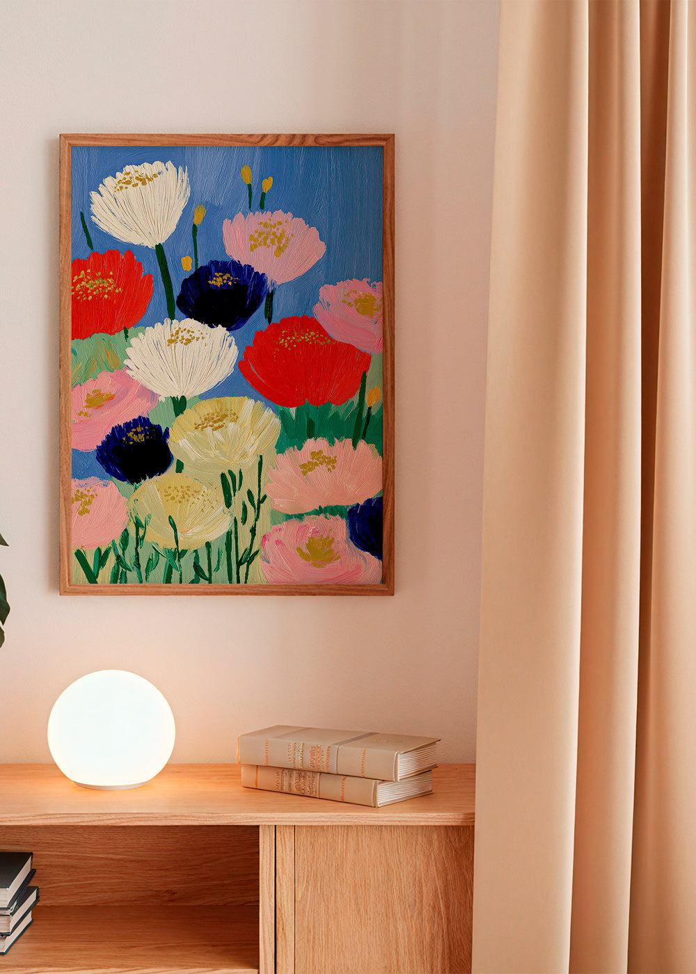 Lámina botánica con amapolas a brochazos – Product2