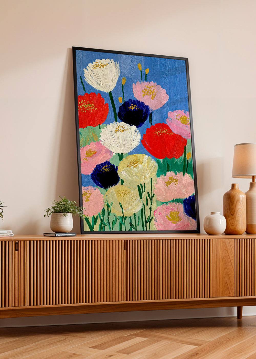 Lámina botánica con amapolas a brochazos – Product3