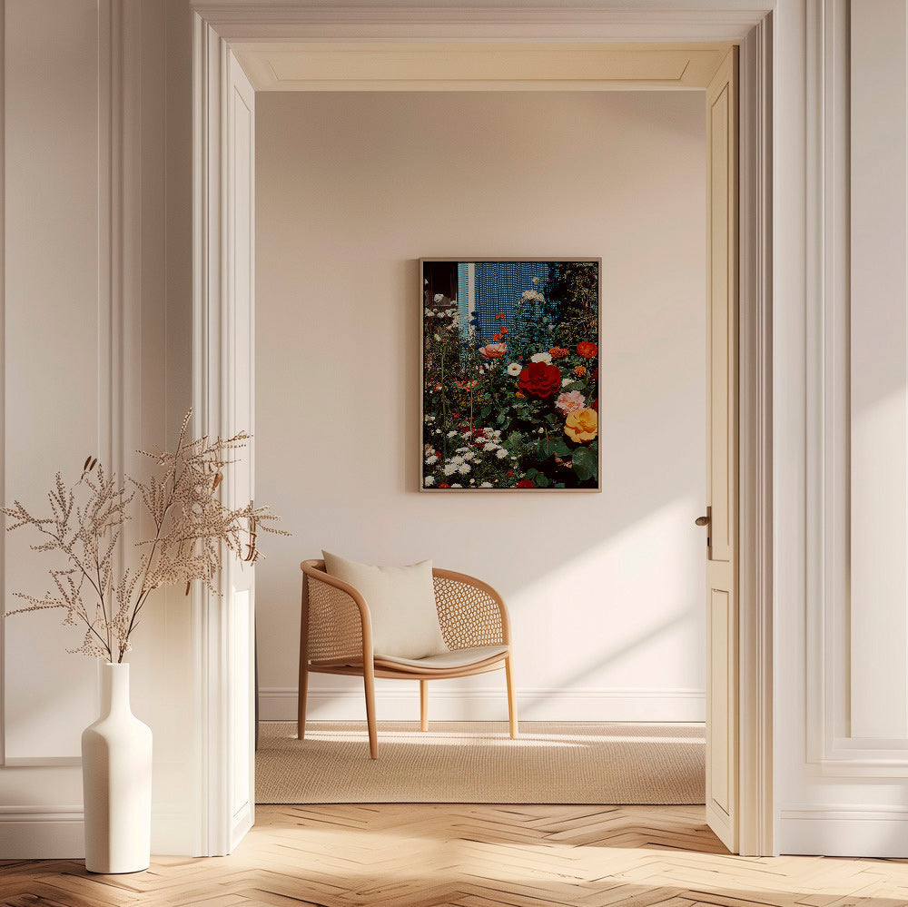 Lámina botánica: jardín en flor – Canvas1