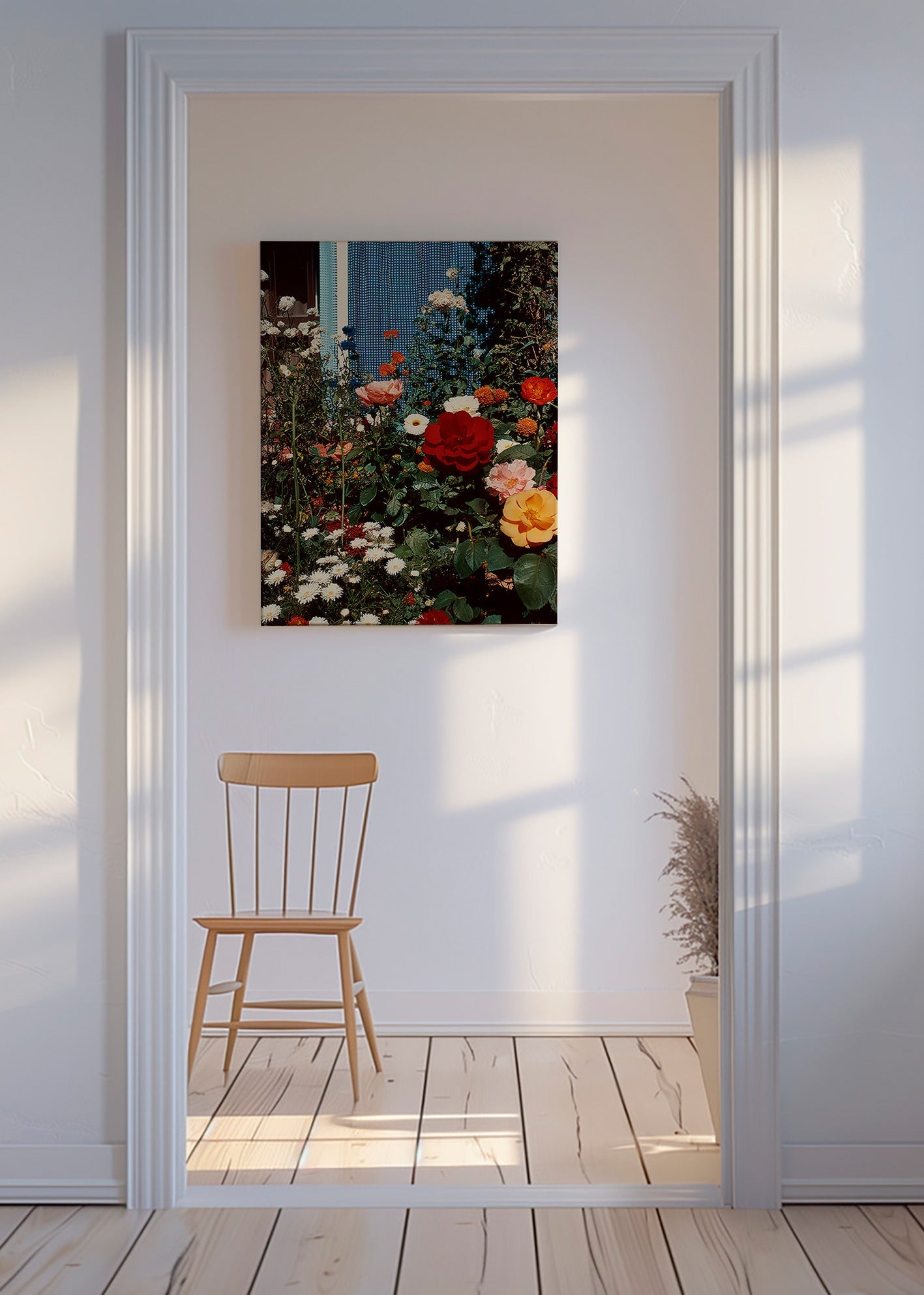 Lámina botánica: jardín en flor – Canvas