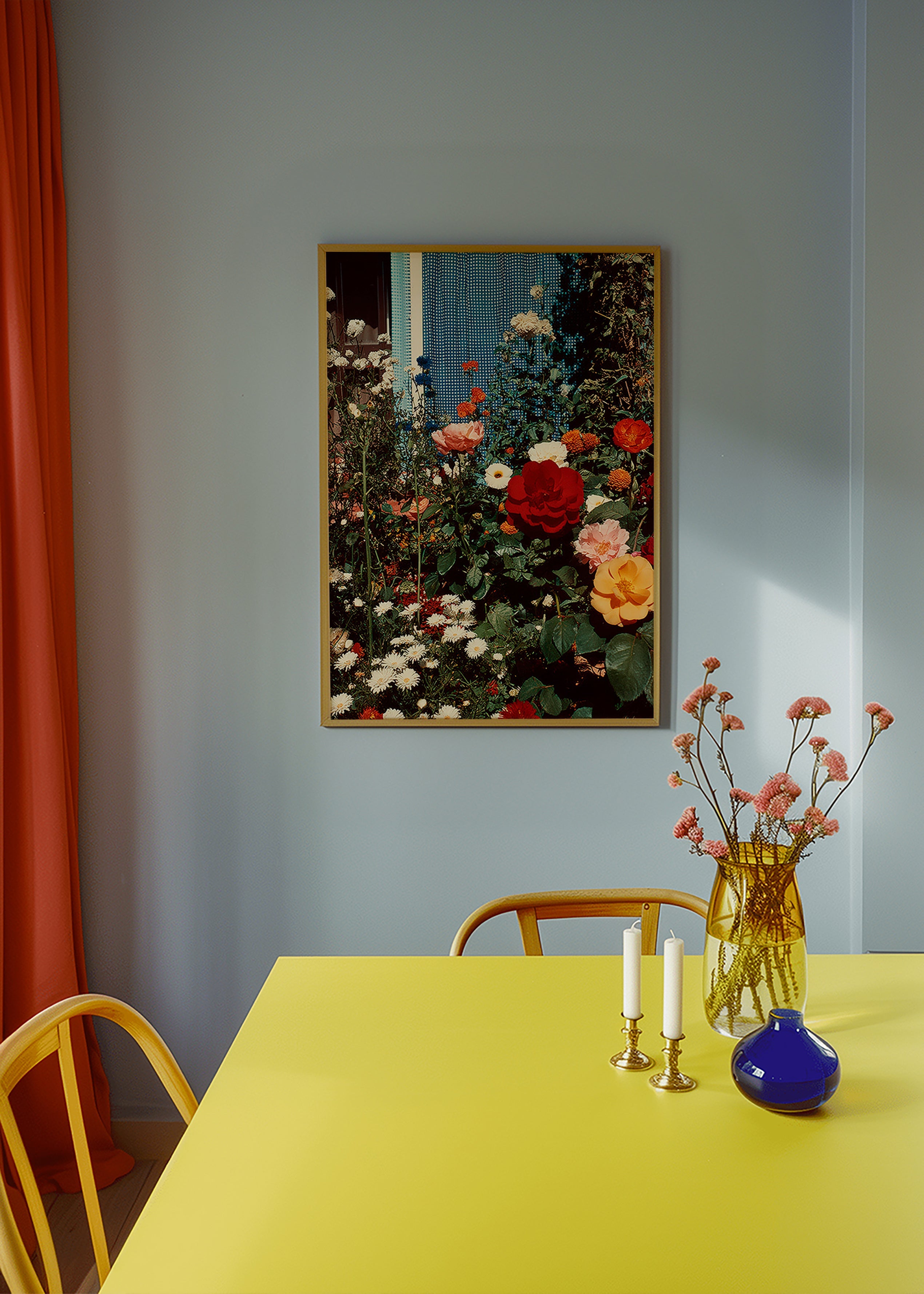 Lámina botánica: jardín en flor – Product1
