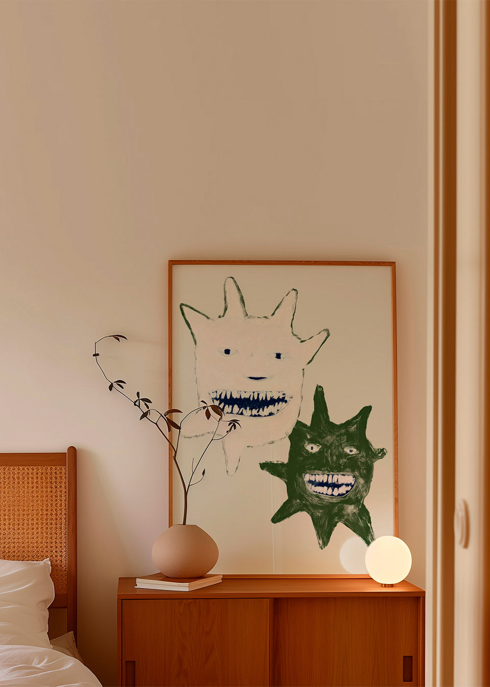 Ilustración de monstruos gemelos – Product3