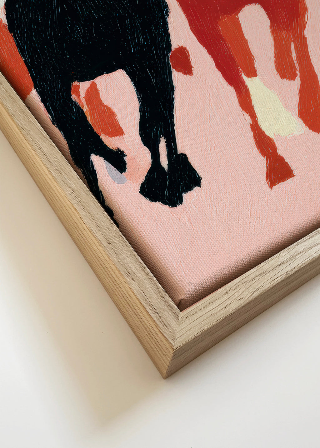 Race Day - Framed canvas detail