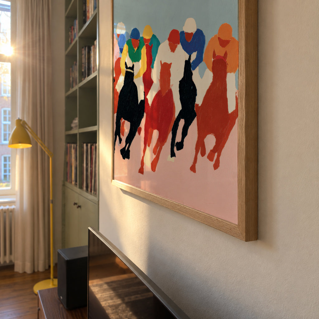 Race Day - Framed poster detail