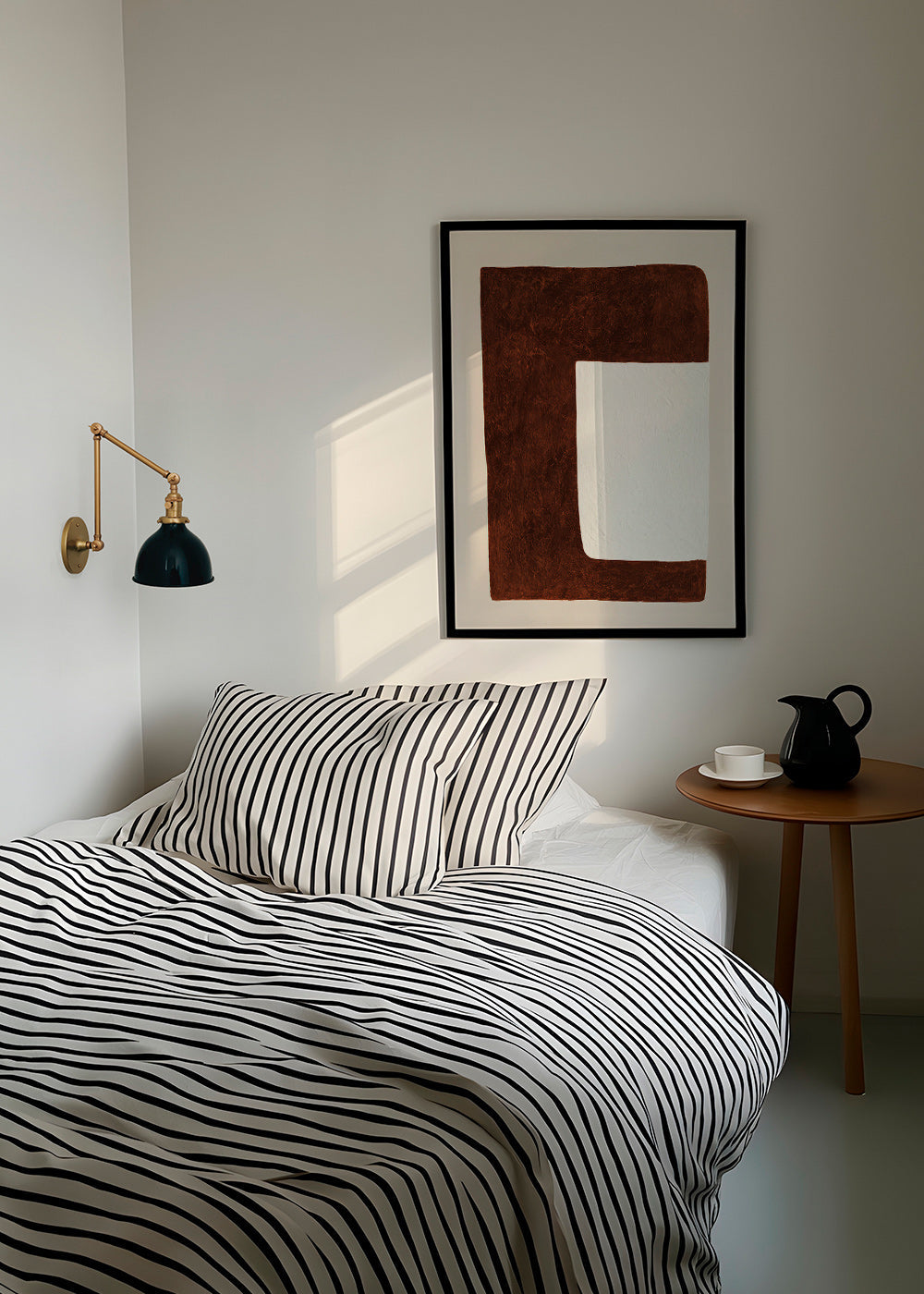 Cuadro abstracto: Forma chocolate minimal – Product2