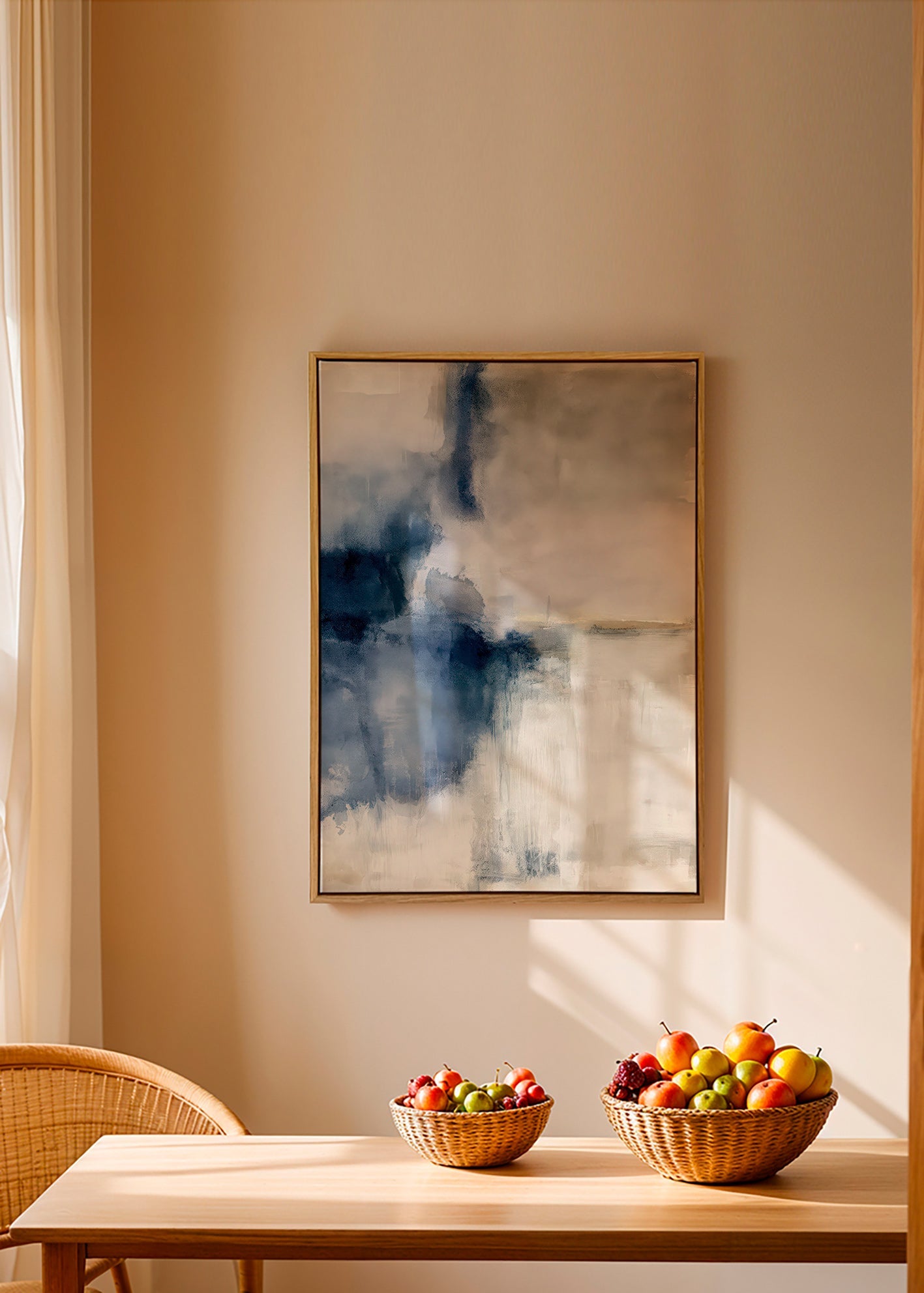 Cuadro abstracto Neblina azul – Canvas1